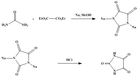 Reaction equation for PARABANIC ACID