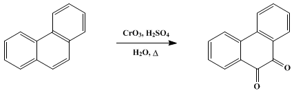 Reaction equation for PHENANTHRENEQUINONE