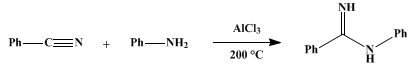 Reaction equation for N-PHENYLBENZAMIDINE (Benzamidine, N-phenyl-)