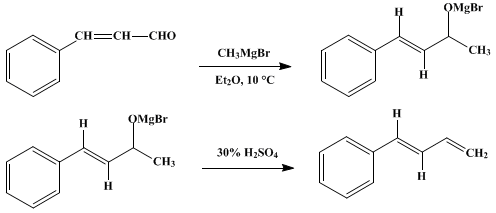 Reaction equation for trans-1-PHENYL-1,3-BUTADIENE (1,3-Butadiene, 1-phenyl-, trans-)