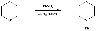 Reaction equation for 1-PHENYLPIPERIDINE (Piperidine, 1-phenyl)