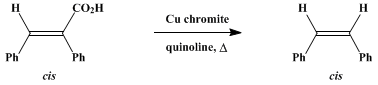 Reaction equation for cis-STILBENE