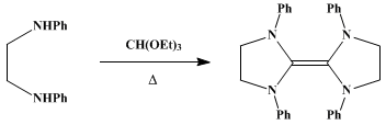 Reaction equation for BIS(1,3-DIPHENYLIMIDAZOLIDINYLIDENE-2) (Δ2,2'-Bis(1,3-diphenylimidazolidine))