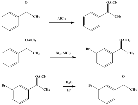 Reaction equation for 3-BROMOACETOPHENONE (Acetophenone, 3-bromo-)