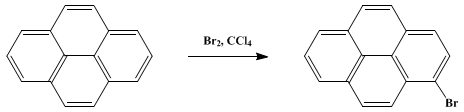 Reaction equation for 3-BROMOPYRENE (Pyrene, 1-bromo-)