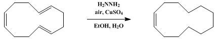 Reaction equation for cis-CYCLODODECENE