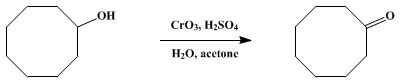 Reaction equation for CYCLOÖCTANONE