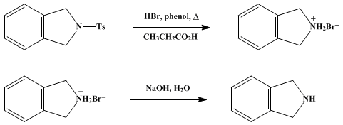 Reaction equation for 1,3-DIHYDROISOINDOLE (Isoindoline)