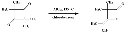 Reaction equation for DIMETHYLKETENE β-LACTONE DIMER (3-Pentenoic acid, 3-hydroxy-2,2,4-trimethyl-, β-lactone)