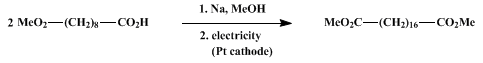 Reaction equation for DIMETHYL OCTADECANEDIOATE (Octadecanedioic acid, dimethyl ester)