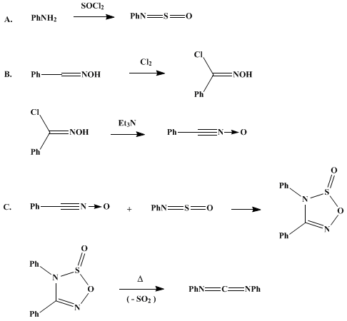 Reaction equation for DIPHENYLCARBODIIMIDE (Carbodiimide, diphenylMethod II)