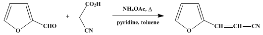 Reaction equation for 3-(2-FURYL)ACRYLONITRILE (2-Furanacrylonitrile)