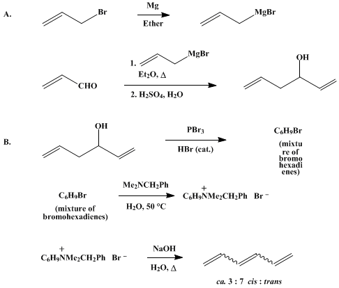Reaction equation for 1,3,5-HEXATRIENE