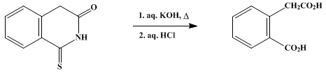 Reaction equation for HOMOPHTHALIC ACID
