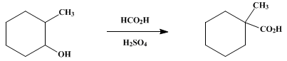 Reaction equation for 1-METHYLCYCLOHEXANECARBOXYLIC ACID (Cyclohexanecarboxylic acid, 1-methyl-)