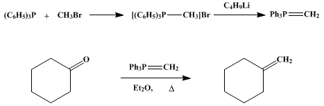 Reaction equation for METHYLENECYCLOHEXANE (Cyclohexane, methylene-)