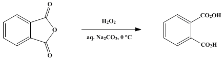 Reaction equation for MONOPERPHTHALIC ACID (Phthalic monoperoxy acid)