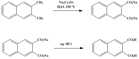 Reaction equation for 2,3-NAPHTHALENEDICARBOXYLIC ACID