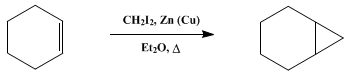 Reaction equation for NORCARANE (Bicyclo[4.1.0]heptane)
