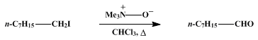 Reaction equation for OCTANAL
