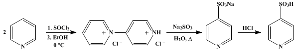 Reaction equation for 4-PYRIDINESULFONIC ACID