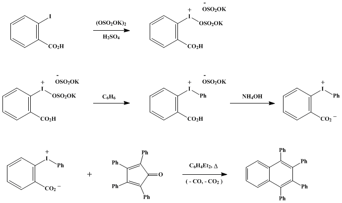 Reaction equation for 1,2,3,4-TETRAPHENYLNAPHTHALENE (Naphthalene, 1,2,3,4-tetraphenyl-)