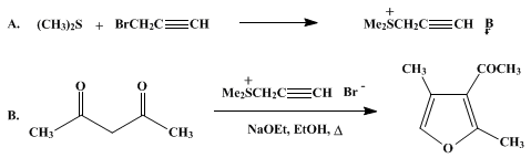 Reaction equation for 3-ACETYL-2,4-DIMETHYLFURAN (Ethanone, 1-(2,4-dimethyl-3-furanyl)-)
