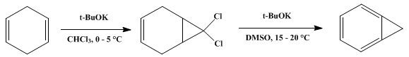 Reaction equation for BENZOCYCLOPROPENE (Bicyclo [4.1.0]hepta-1,3,5-triene)