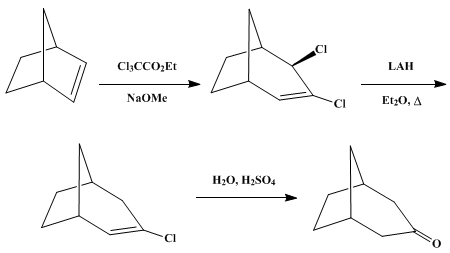 Reaction equation for BICYCLO[3.2.1]OCTAN-3-ONE (Bicyclo[3.2.1]octan-3-one)