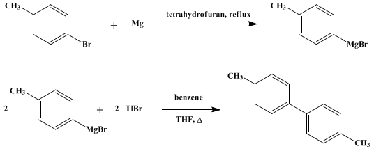 Reaction equation for 4,4'-DIMETHYL-1,1'-BIPHENYL