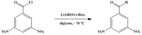 Reaction equation for 3,5-DINITROBENZALDEHYDE (Benzaldehyde, 3,5-dinitro-)