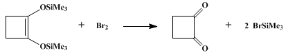 Reaction equation for 1,2-CYCLOBUTANEDIONE
