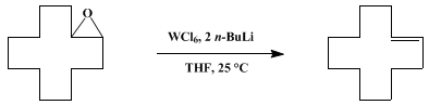 Reaction equation for DEOXYGENATION OF EPOXIDES WITH LOWER VALENT TUNGSTEN HALIDES: trans-CYCLODODECENE