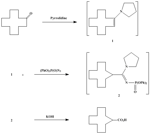 Reaction equation for CYCLOUNDECANECARBOXYLIC ACID