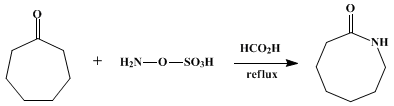 Reaction equation for HEXAHYDRO-2-(1H)-AZOCINONE (2(1H)-Azocinone, hexahydro-)