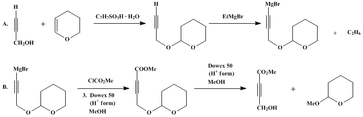 Reaction equation for METHYL 4-HYDROXY-2-BUTYNOATE (2-Butynoic acid, 4-hydroxy-, methyl ester)