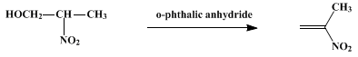 Reaction equation for 2-NITROPROPENE (1-Propene, 2-nitro)