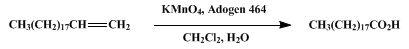 Reaction equation for CARBOXYLIC ACIDS FROM THE OXIDATION OF TERMINAL ALKENES BY PERMANGANATE: NONADECANOIC ACID