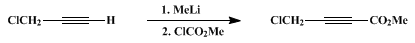 Reaction equation for ALKOXYCARBONYLATION OF PROPARGYL CHLORIDE: METHYL 4-CHLORO-2-BUTYNOATE (2-Butynoic acid, 4-chloro-, methyl ester)