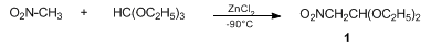 Reaction equation for NITROACETALDEHYDE DIETHYL ACETAL (Ethane, 1,1-diethoxy-2-nitro-)