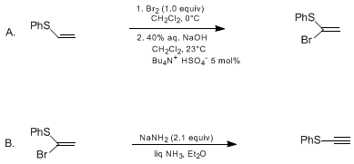 Reaction equation for PHENYLTHIOACETYLENE (Benzene, (ethynylthio)-)