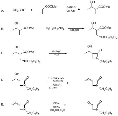 Reaction equation for N-BENZYL-2,3-AZETIDINEDIONE (2,3-Azetidinedione, 1-(phenylmethyl)-)