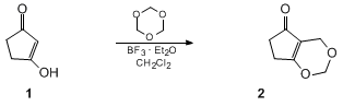 Reaction equation for 6,7-DIHYDROCYCLOPENTA-1,3-DIOXIN-5(4H)-ONE (Cyclopenta-1,3-dioxin-5(4H)-one, 6,7-dihydro-)