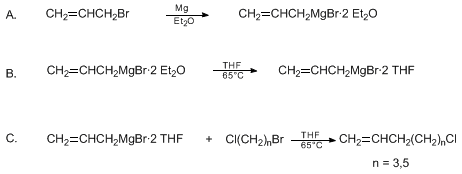 Reaction equation for 6-CHLORO-1-HEXENE AND 8-CHLORO-1-OCTENE (1-Hexene, 6-chloro- and 1-Octene, 8-chloro-)