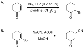 Reaction equation for Preparation of 3-Oxocyclohex-1-ene-1-carbonitrile
