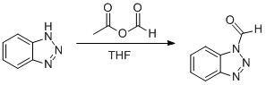 Reaction equation for Practical and Efficient Synthesis of N-Formylbenzotriazole